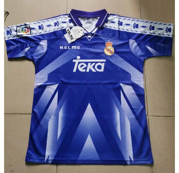 1996-97 Real Madrid Retro Away Kit Soccer Jersey